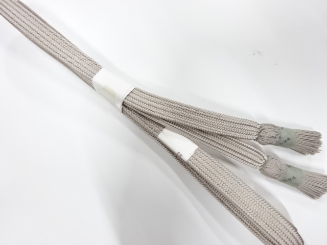 未使用品　正絹　撚り房　手組帯締め